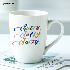 Produttore Design personalizzato porcellana ceramica logo bianco puro forma classica 11 oz caffè tazza e tazza con logo - Product Image 4