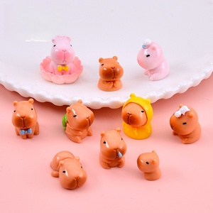 Figura de Resina de Capibara en Miniatura, Colgante para Llavero, Caja Misteriosa de Navidad y Año Nuevo, Bolsa Sorpresa, Pequeño Regalo, Juguete - Product Image 4