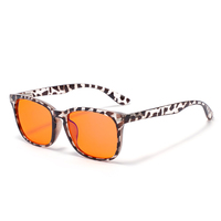 Lunettes anti-lumière bleue à verres polarisés, monture carrée solide en PC écologique, pour le gaming, favorisant le sommeil, protection anti-radiation, pour visages en forme de losange