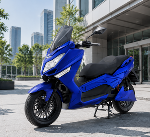 สกู๊ตเตอร์ความเร็วสูง 11000 วัตต์ 130 กม./ชม. แบตเตอรี่ลิเธียม 74V 140Ah ระยะทาง 300 กม. ได้รับการรับรองมาตรฐาน EEC L3e พร้อมหน้าจอแสดงผลอัจฉริยะ กำลังไฟ 72V 11000 วัตต์ - Product Image 2