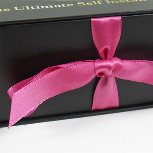 Boîte cadeau avec couvercle magnétique Crown Win Mistery, emballage en carton pliable pour coffrets cadeaux avec poignée en ruban, boîtes en papier - Product Image 5