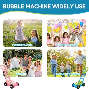 Bubble <strong>Lawn</strong> <strong>Mower</strong> for Kids Summer Outdoor Gardening Push <strong>Toys</strong> Age 1-5 Bubble Machine with Plastic Material for Toddlers - Product Image 6
