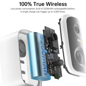 <span class=keywords><strong>Caméra</strong></span> <span class=keywords><strong>de</strong></span> <span class=keywords><strong>batterie</strong></span> sans fil extérieure intérieure à faible puissance 4MP IP65 étanche interphone bidirectionnel Cctv <span class=keywords><strong>caméra</strong></span> réseau intelligente - Product Image 3