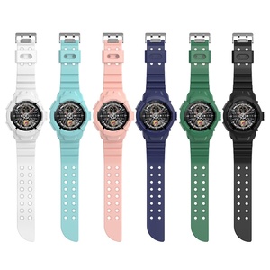 Correa de goma deportiva de repuesto + funda para Samsung <span class=keywords><strong>Galaxy</strong></span> <span class=keywords><strong>Watch5</strong></span> <span class=keywords><strong>Pro</strong></span>, <span class=keywords><strong>45mm</strong></span>, 40mm y 44mm, banda de silicona integrada para reloj - Product Image 1