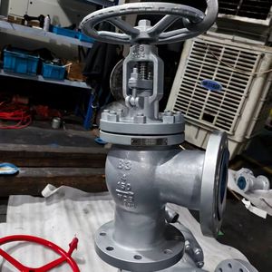 Válvula Globo de Ângulo de Aço Carbono WCB de 4 Polegadas com Design Curvo de 90 Graus, Versátil, Manual, OEM, <span class=keywords><strong>Flange</strong></span> X <span class=keywords><strong>Flange</strong></span> - Product Image 2