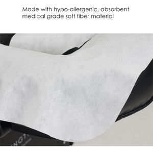 Coussin de tête jetable pour lit de massage des pieds de salon de beauté, non tissé, doux, respirant, hygiénique, portable - Product Image 2