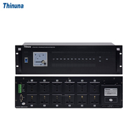 Thinuna SP-6212E II Dispositivo Periférico de Audio, Equipo de Sonido Profesional, Sistema de Sonido de 12 Canales, Unidad de Distribución de Energía (PDU)