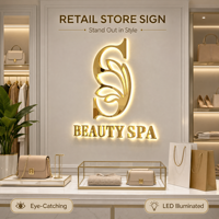 Enseignes lumineuses 3D personnalisées pour salons de beauté et parkings – Panneaux commerciaux LED muraux intérieurs/extérieurs avec étanchéité IP65