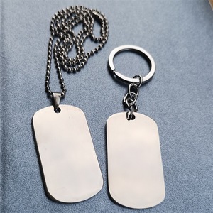 ป้ายสุนัขแบบกำหนดเองสร้อยคอเปล่าสำหรับสลักชื่อสัตว์เลี้ยงแบบระเหิดอุปกรณ์เสริมปกโลหะ - Product Image 1