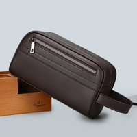 Sac à main pochette antivol en cuir PU pour homme, avec serrure à code, grande capacité, pour affaires, usage quotidien, mode vintage, vente en gros