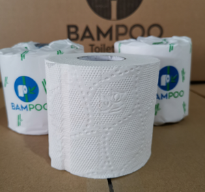Papel Higiénico Desechable Antibacterial <span class=keywords><strong>de</strong></span> Pulpa <span class=keywords><strong>de</strong></span> Bambú, Suave, <span class=keywords><strong>de</strong></span> Buena Calidad y Resistente - Product Image 1