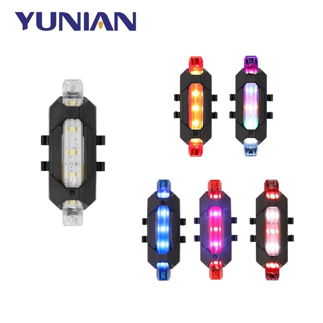 Universal Car Motorcycle Bicycle Scooter Mini Wireless Red Blue Strobe Light LED Flash Warning Lamp Drone Signal Indicator Light