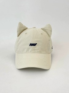 Casquette de baseball 3D à oreilles de chat avec broderie de lettres, chapeau de soleil d'été pour <span class=keywords><strong>femme</strong></span>, casquette trucker à large bord amincissante pour homme, décontractée et polyvalente - Product Image 1