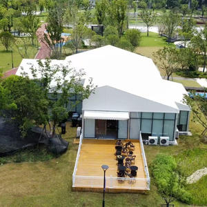 Tente <span class=keywords><strong>triangulaire</strong></span> blanche en PVC pour mariage, fête, événement, extérieur, gazebo – Dimensions variées (3x6m, 4x6m, 5x12m, 6x12m, 7x21m, 8x15m, 9x12m) – Longueurs disponibles : 10m, 15m, 20m, 30m - Product Image 5