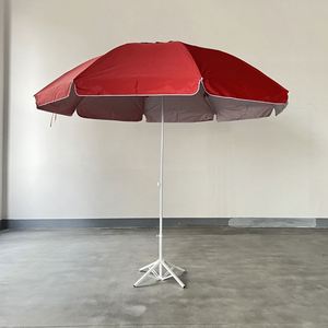 <b>Parasol</b> Retractable Manual Outdoor Sunshade <b>Large</b> Beach Windproof Courtyard Stall Folding Advertising <b>Umbrella</b> - Product Image 1