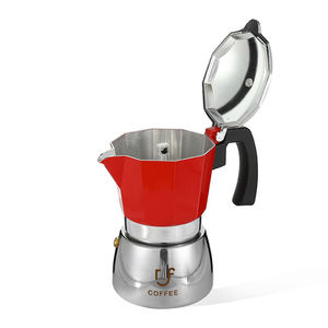 <span class=keywords><strong>Cafetera</strong></span> <span class=keywords><strong>Cubana</strong></span> Everich, <span class=keywords><strong>Cafetera</strong></span> Italiana Espresso Greca para Estufas de Inducción, Gas o Eléctricas - Product Image 3
