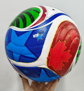 Balones de Fútbol de PVC Cosidos a Máquina, Tamaño 5, con Logotipo Personalizado, Populares en Todo el Mundo, Balón de Fútbol Duradero - Product Image 2
