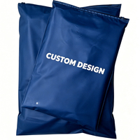 Sac en plastique PE mat givré refermable et écologique avec fermeture éclair pour l'emballage de vêtements et de jeans