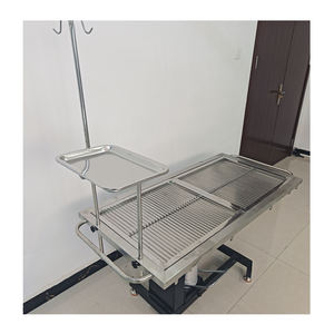 Meja operasi bedah hewan dokter hewan besi tahan karat, peralatan dokter hewan untuk rumah sakit klinik hewan - Product Image 5