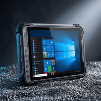 Tablet Tangguh 8 inci dengan Intel I5-8200Y, IP65, Tahan Jatuh 1.2m, Windows 10/11, 4G, 5000mAh, Layar Sentuh 10-titik, 8GB+256GB