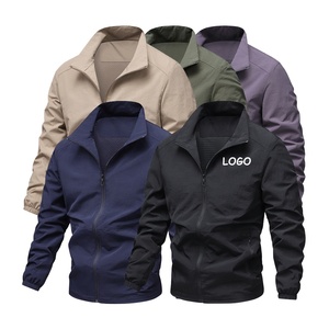 Logo personalizzato autunno Nylon abbigliamento da lavoro escursionismo traspirante antivento impermeabile esterno Softshell <span class=keywords><strong>senza</strong></span> <span class=keywords><strong>cappuccio</strong></span> giacche da <span class=keywords><strong>uomo</strong></span> - Product Image 2