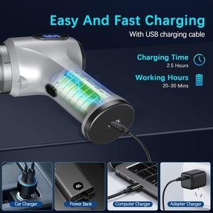 Aspiradora Inalámbrica de <span class=keywords><strong>Mano</strong></span> para Húmedo/Seco, 95000 RPM, 63000 Pa de Succión, Motor sin Escobillas, 60 Minutos de Autonomí<span class=keywords><strong>a</strong></span>, Funciona con Baterí<span class=keywords><strong>a</strong></span>, Limpiador para Auto y Hogar - Product Image 4