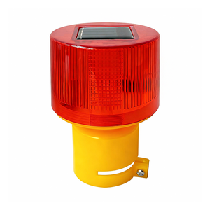 Feux de signalisation solaires modèle 02 pour grue à tour, clôture, chantier routier, signalisation de chantier, lumière clignotante de nuit - Product Image 1
