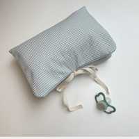Pochette à couches en coton avec logo personnalisé, étui pour lingettes humides, grande capacité, trousse de toilette