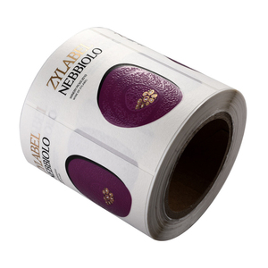 Tùy Chỉnh In Ấn Sang Trọng Vàng Dập Nổi Kim Loại Nhãn Dán Rượu Vang Thủy Tinh Bottte <span class=keywords><strong>3D</strong></span> Dập Nổi Nhãn - Product Image 6