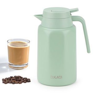 Thermos à café en acier inoxydable à double paroi isolé sous vide personnalisé de 1000 ml, couleur personnalisée, thermos à eau en métal - Product Image 2