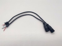 Kabel DC5521 Tahan Air, Ujung Kabel Jantan-Betina Dengan Penghenti Kabel SR