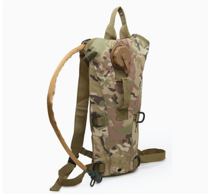 Mochila Deportiva DFP1018 Verde OD, Camuflaje Verde Caqui y Negro, para Campamento, Ciclismo, Senderismo, con Bolsa de Agua de 2.5L/3L - Product Image 3