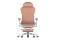 Chaise de bureau moderne à dossier haut en maille respirante, appui-tête réglable, accoudoirs 3D, pivotante, pour le travail à domicile