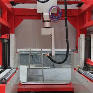 Mesin Pengolahan Struktur Baja Otomatis, Alat Penerangan Balok Cnc Balok I Plasma Cut Robot H Beam