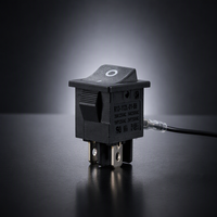 Interrupteur à bascule 125V 5A IP67 SPDT ON-OFF 4P à connexion par broches pour équipement électrique