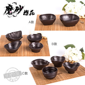 Tazón para Condimentos Color Café, Hecho a Mano, Imitación de Porcelana, Plato para Salsas, Uso en Hoteles y Fiestas - Product Image 1