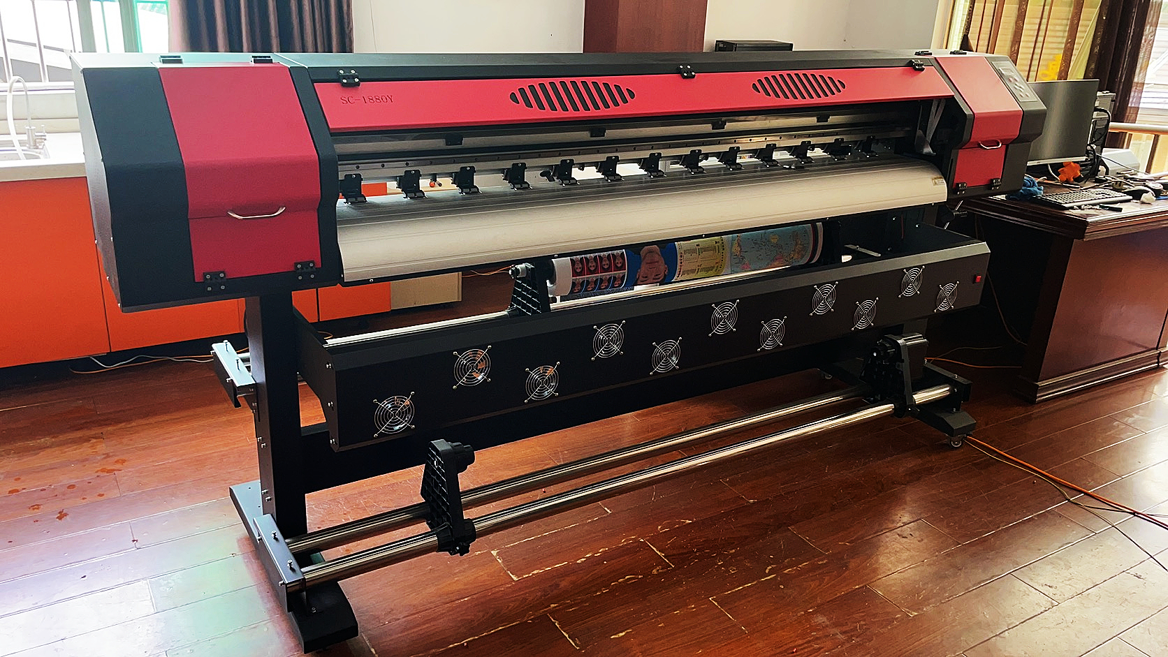 banner xaar proton head flex printing machine