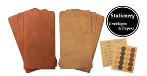 봉투 선물 포장 빈티지 인쇄 크래프트 종이 봉투 사용자 정의 크리 에이 티브 봉투 친환경 - Product Image 5