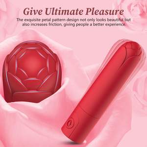 10 Vibrating Modes G Spot Bullet Flower <strong>Vibrator</strong> Female Sex Toys Clitoralal Stimulator Mini Rose <strong>Vibrator</strong> For Women Pleasure - Product Image 3