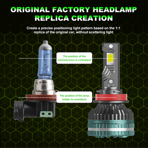 Phare de voiture LED haute puissance <span class=keywords><strong>20000</strong></span> <span class=keywords><strong>lumens</strong></span> 150W 12V H4 H7 - Product Image 4