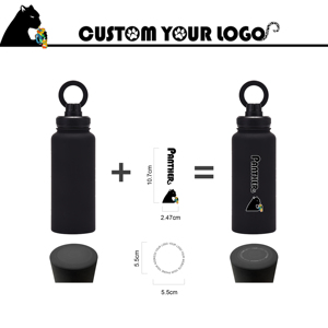 Bottiglia d'Acqua da 1 Tazza con 2 Coperchi e Supporto Magnetico per Telefono, Bottiglia Termica Bianca da 1L in <span class=keywords><strong>Acciaio</strong></span> Inossidabile Isolata, Logo Personalizzabile - Product Image 4