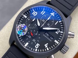 Montre mécanique de luxe de qualité supérieure 41,9 mm APS Factory Cal. Montre Chronographe Multifonctionnelle en Céramique Noire 69385 - Product Image 2