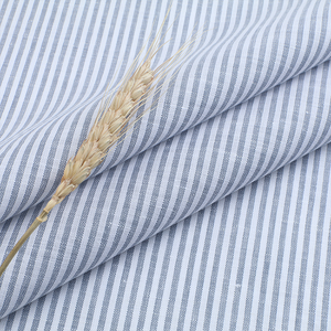 LC2105 # RTS Versatile tessuto 45% cotone tinto in filo di lino 55%, morbido e traspirante per abbigliamento, tende, borse e tessuti per la casa - Product Image 3