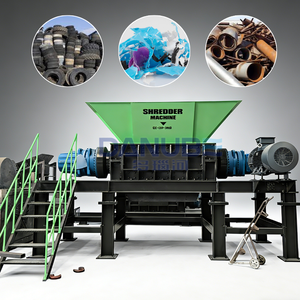 DANUE Double Shaft Shredder <b>Machine</b> 45kW 380V High Carbon Steel Blades Jam Proof Plastic Crusher for Waste Recycling - Product Image 1