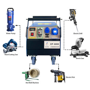 ซุปเปอร์คาปาซิเตอร์ คลื่นไซน์บริสุทธิ์ 220v สถานีไฟฟ้าพกพาลิเธียมสำหรับใช้งานกลางแจ้ง รุ่น EP-6000 สถานีไฟฟ้าพกพา AC - Product Image 1