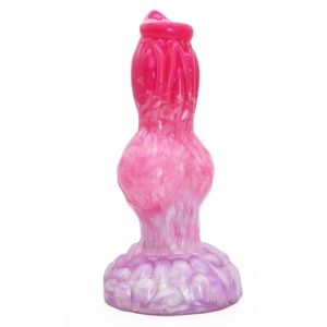 Dildo de Silicona Realista con Forma de Pene de Lobo, Color Rosa Fantasía, para Principiantes, Juguete Sexual Anal para Mujeres, Hombres y Parejas - Product Image 3