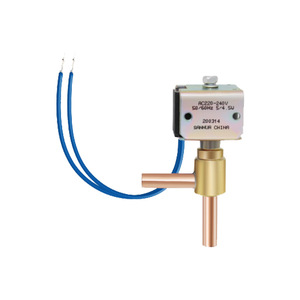 โซลินอยด์วาล์วสามทาง AC220-240V 5/4 SU แบบมีแผ่นทองแดงปิดช้า สำหรับระบบทำความเย็นและระบบปรับอากาศ - Product Image 1