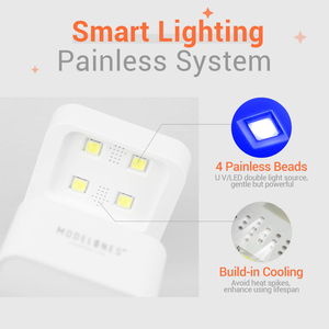 Mini UV Nail <b>Lamp</b> 2 <b>Timers</b> Fast Curing LED USB Portable Home Salon Use Gel Polish Nails Extension Cure <b>Lamp</b> - Product Image 3