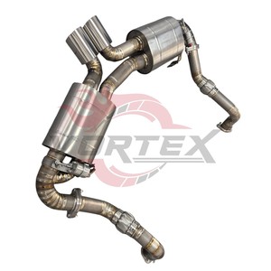 Sistema de Escape Valvetronic Ligero de Aleación de Titanio Vortex para Porsche 981 Cayman GT4 Spyder 3.8L - Product Image 4