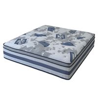 Matelas hybride moderne et durable à ressorts ensachés, fermeté moyenne, tailles Queen et King, roulé en boîte pour usage hôtelier